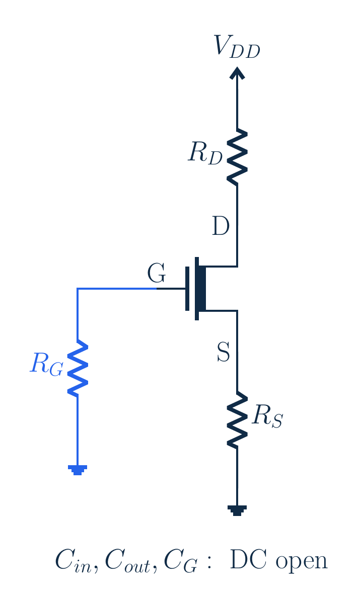 Original common-gate circuit or voltage-control experiment