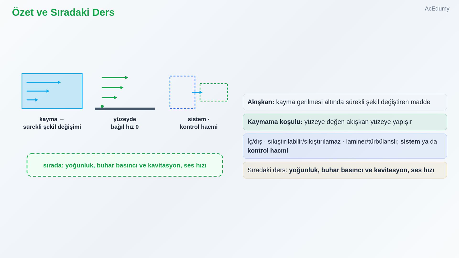Özet ve Sıradaki Ders