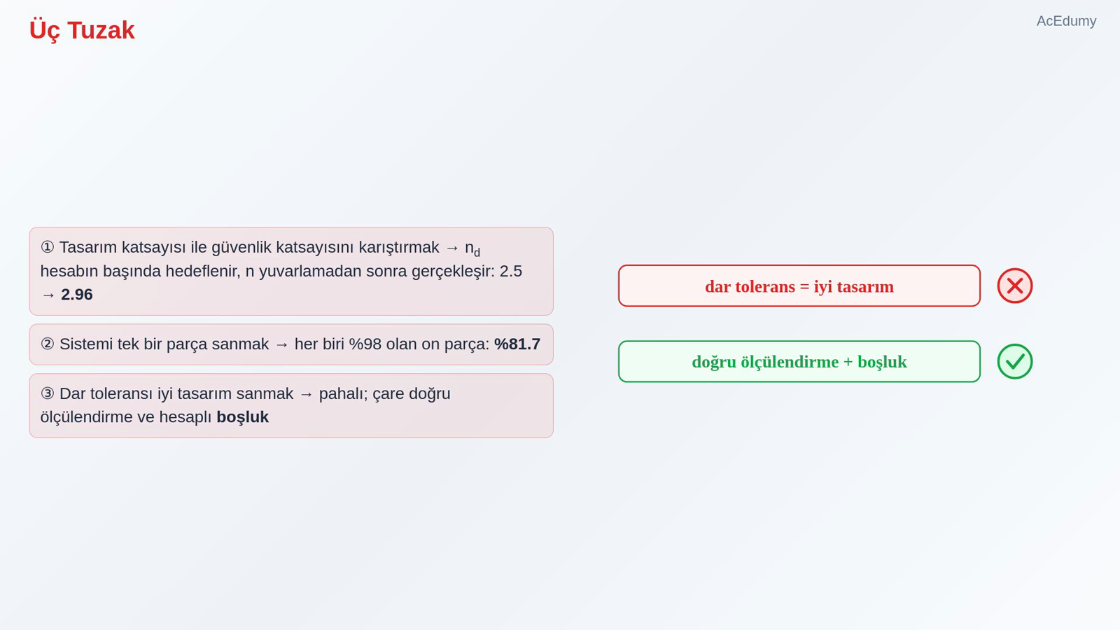 Üç Tuzak