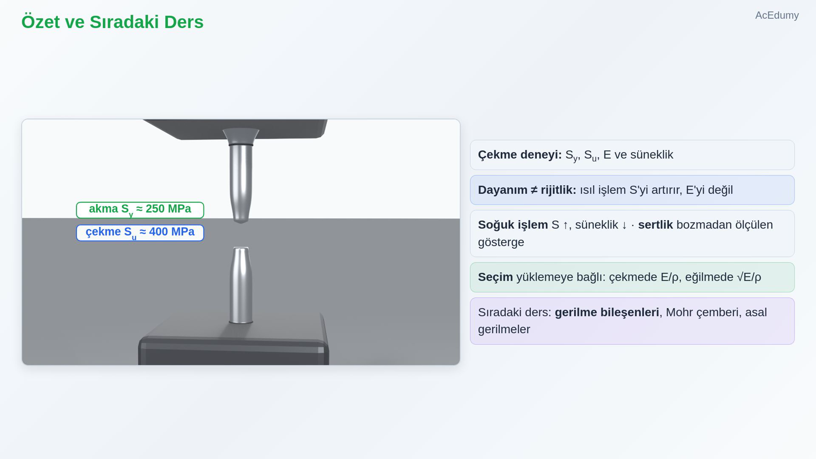 Özet ve Sıradaki Ders