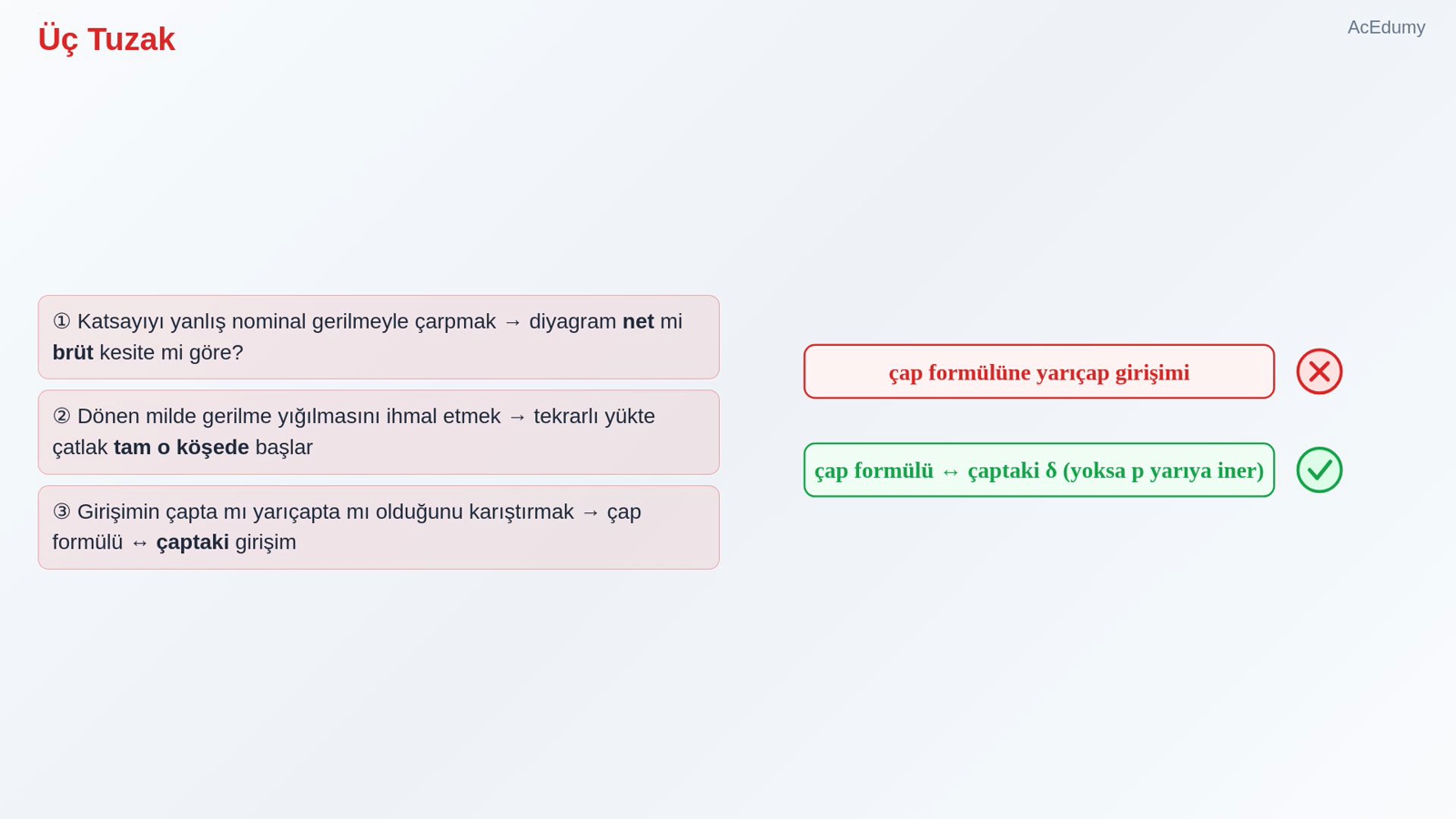 Üç Tuzak