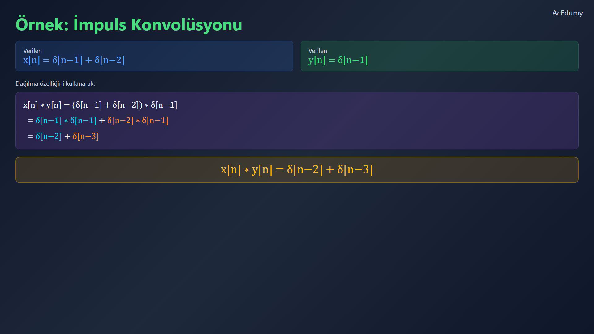 Türkçe kaynak videodan konvolüsyon özelliği veya hesaplama referansı.